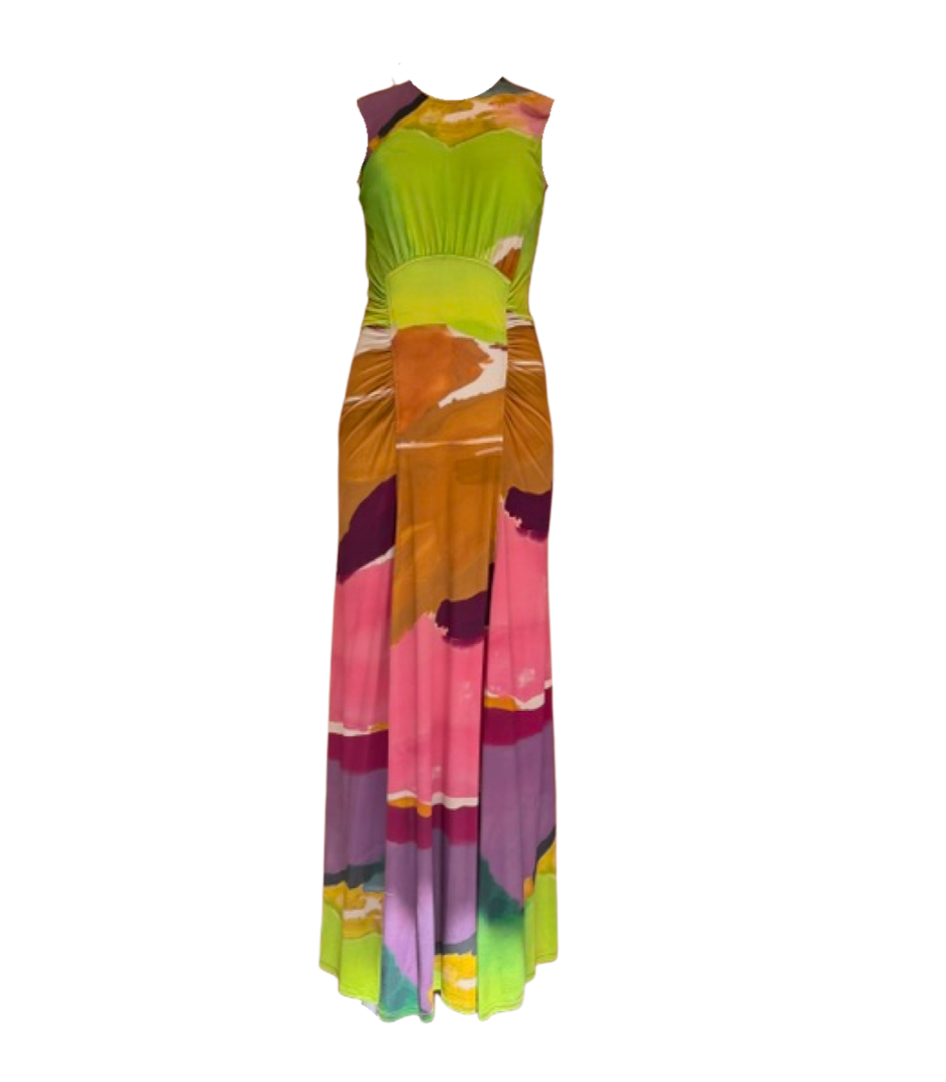 Lana Ruched Jersey Dress-Dresses-Ulla Johnson-S-Multi-Mercantile Portland