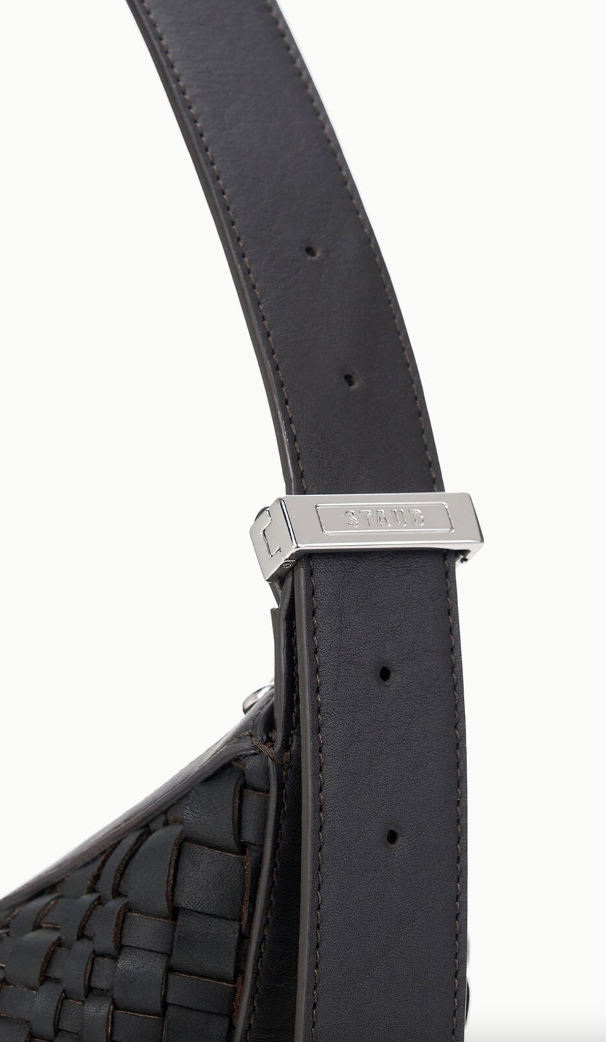 Large Demy Shoulder Bag-Handbags-Staud-Espresso Woven-OS-Mercantile Portland