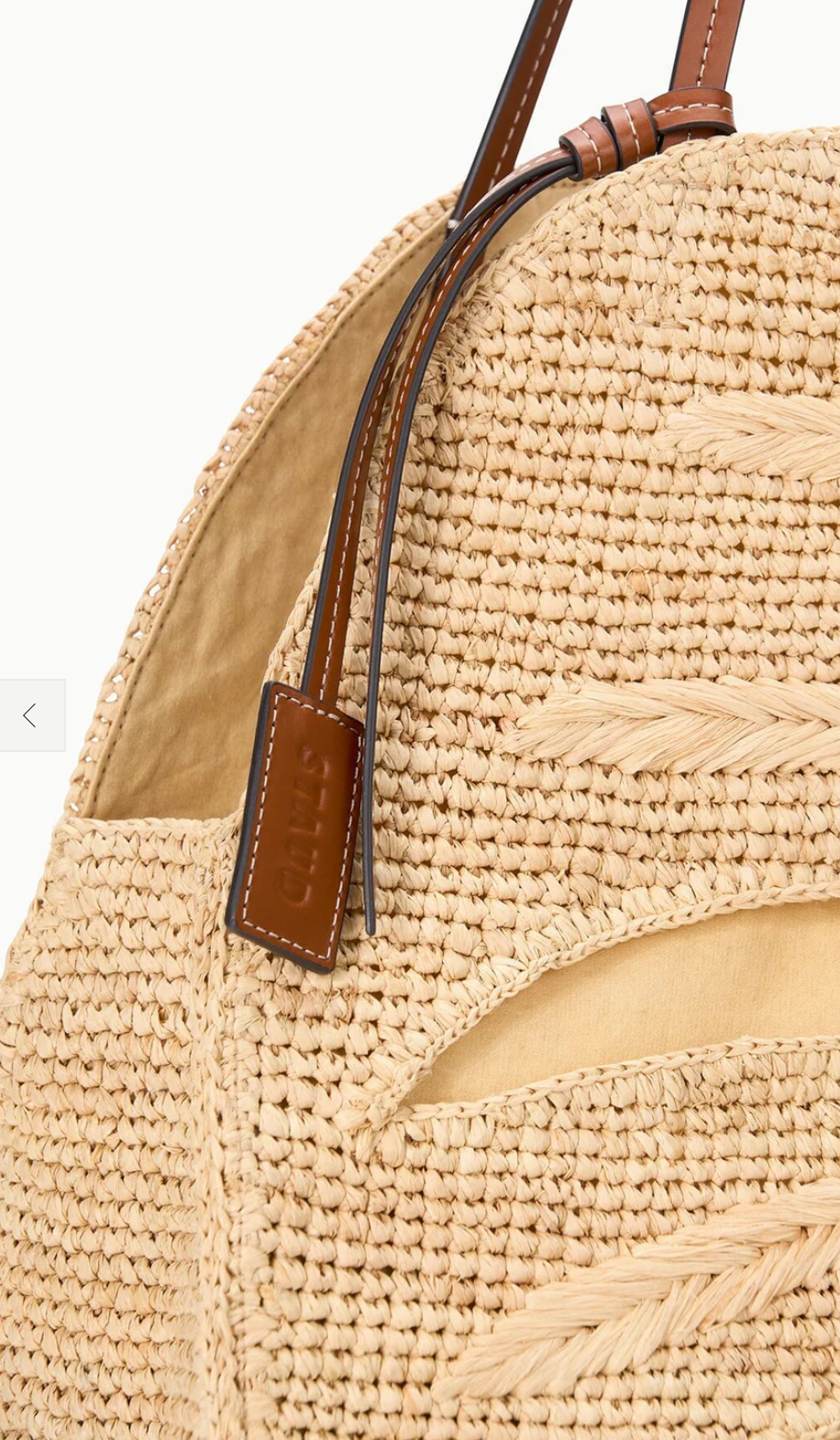 Large Palm Raffia Bag-Handbags-Staud-Natural-One size-Mercantile Portland