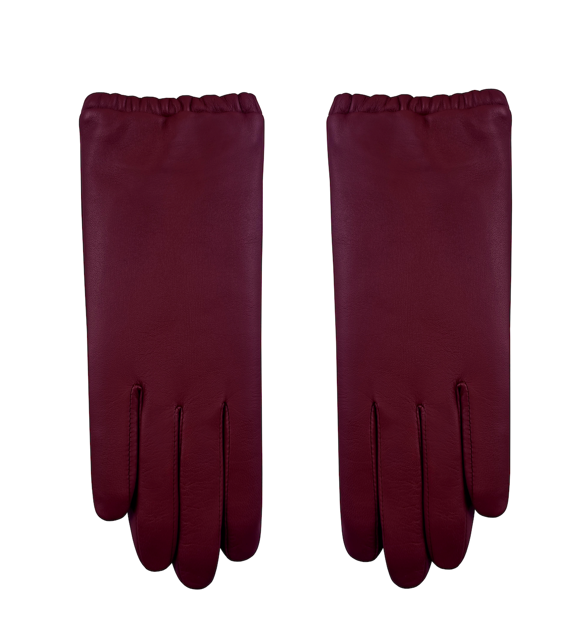 Leather Cinch Cuff Glove in Burgundy-Gloves-ARISTIDE-Burgundy-7-Mercantile Portland