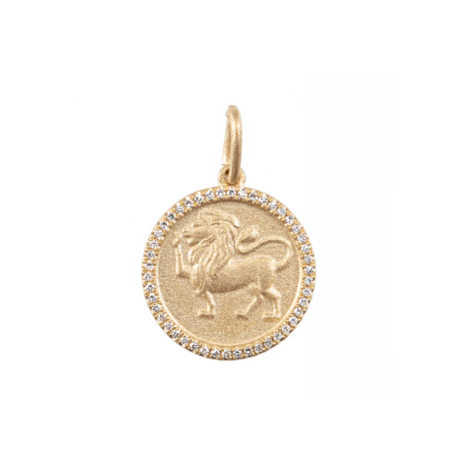 Leo Charm-Jewelry-Zofia Day-Yellow Gold-OS-Mercantile Portland