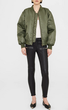 Leon Bomber in Army Green-Jackets-Anine Bing-Army Green-XS-Mercantile Portland