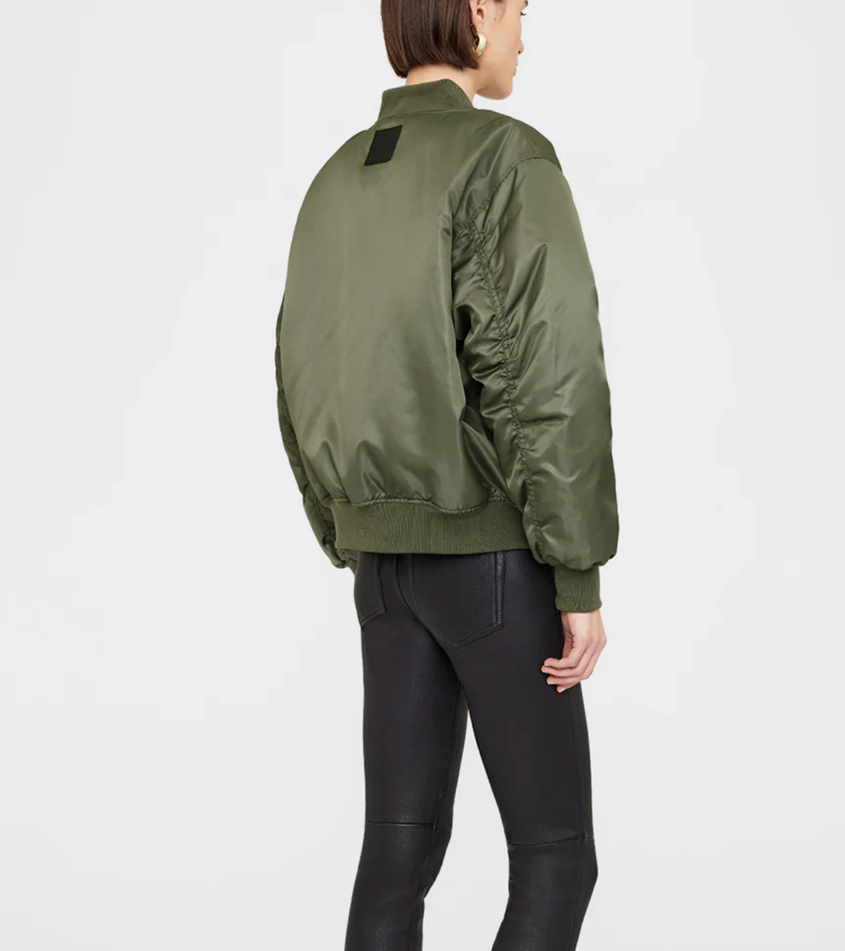 Leon Bomber in Army Green-Jackets-Anine Bing-Army Green-XS-Mercantile Portland