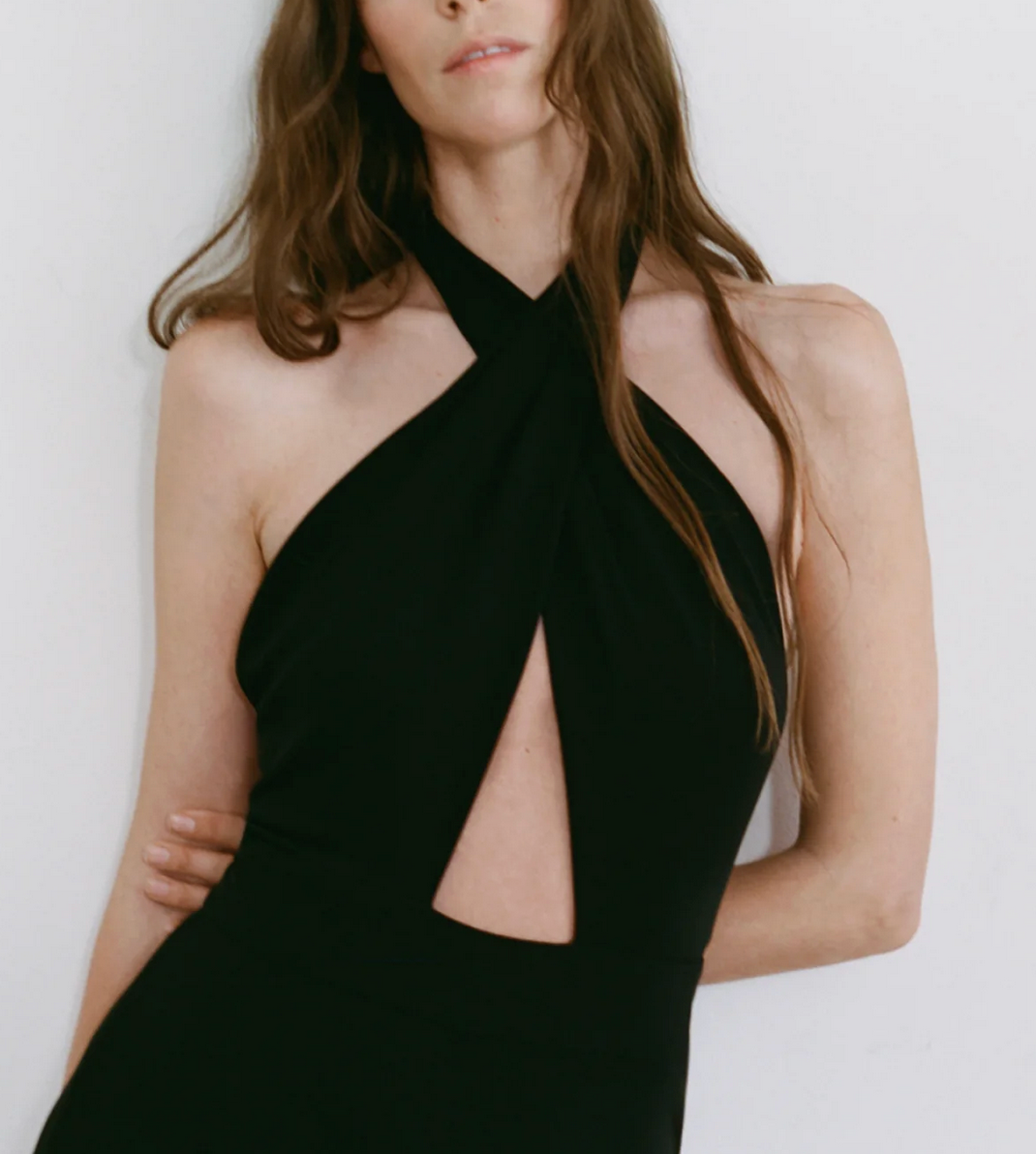 Lita Gown in Black-Dresses-Nili Lotan-Black-2-Mercantile Portland