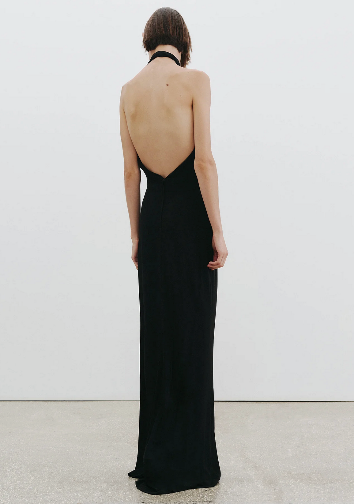 Lita Gown in Black-Dresses-Nili Lotan-Black-2-Mercantile Portland
