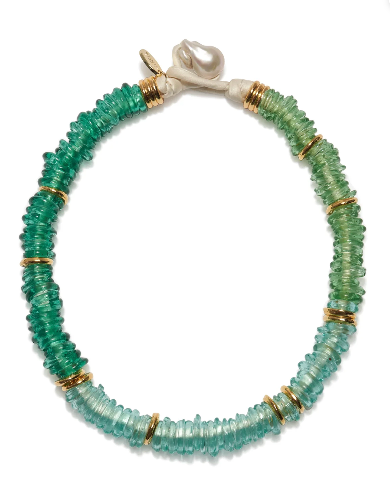 Lita Necklace-Jewelry-Lizzie Fortunato-Aqua-OS-Mercantile Portland