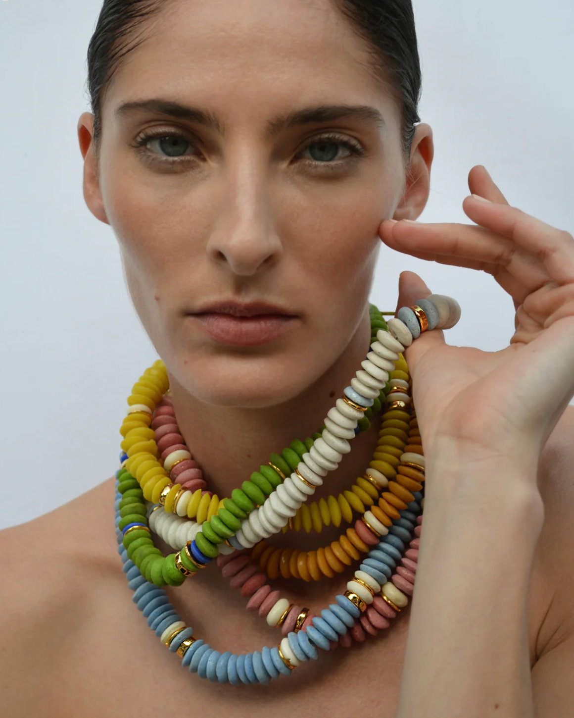 Lizzie Fortunato Laguna Necklace-Jewelry-Lizzie Fortunato-Electric Neon Yellow-OS-Mercantile Portland