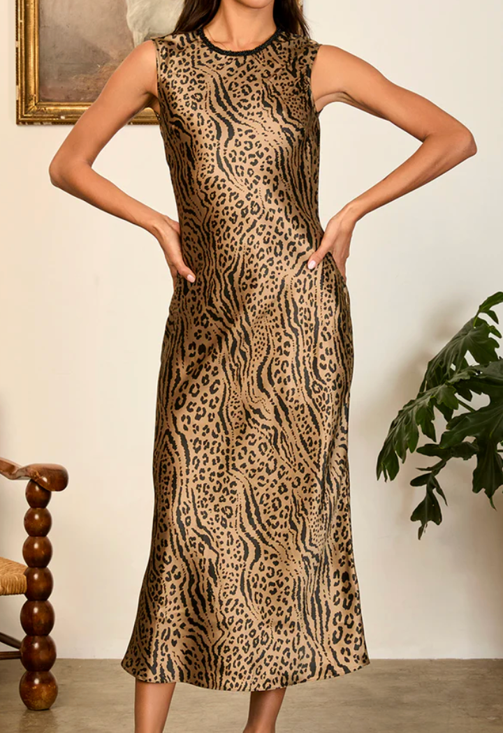 Lukka Dress-Dresses-Ciao Lucia-Leopard-XXS-Mercantile Portland