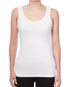 Luxury Soft Touch Scoop-Neck Tank-T-Shirts-Majestic Filatures-Black-1-Mercantile Portland
