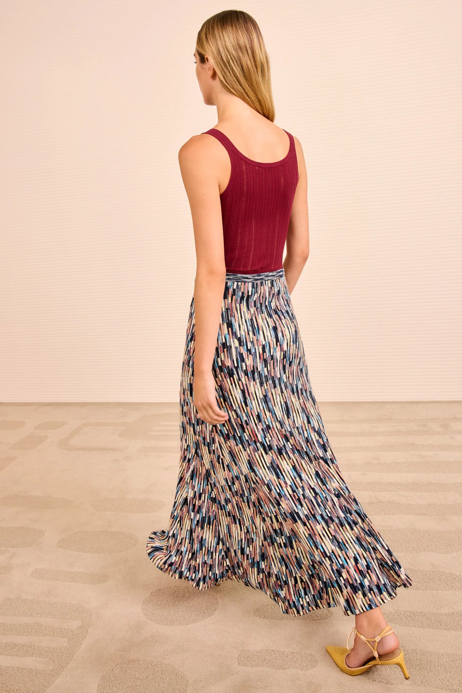 Marceline Multicolor Long Skirt-Skirts-Ulla Johnson-Oasis-P-Mercantile Portland