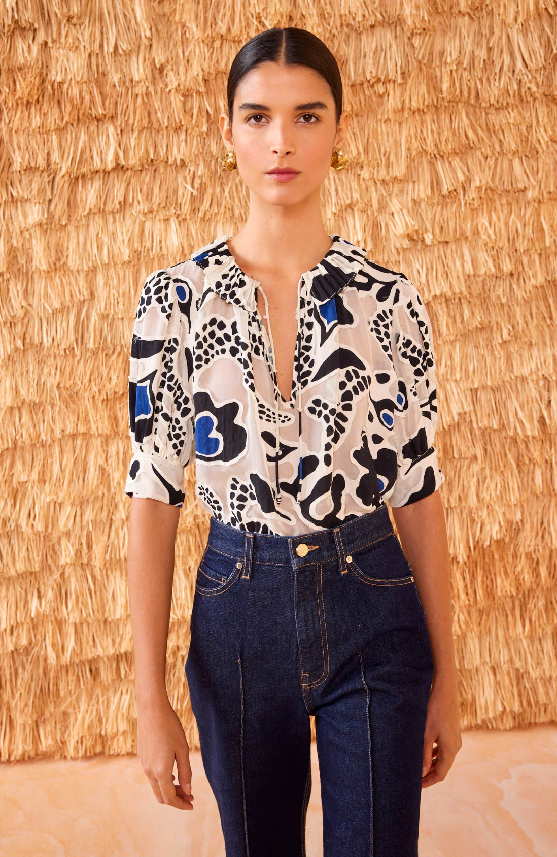 Marcella Top-Denim-Ulla Johnson-Porcelain-00-Mercantile Portland