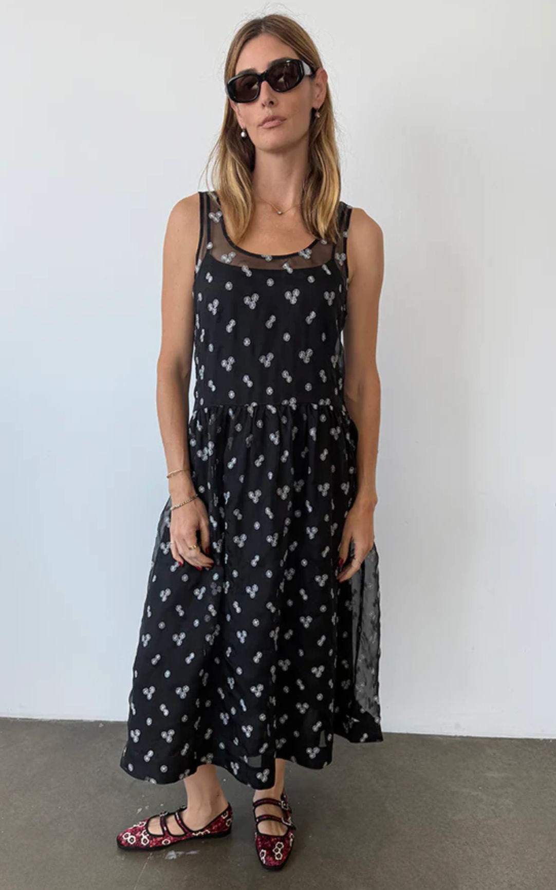 Mariella Black Organza Dress-Dresses-Ciao Lucia-Black-XXS-Mercantile Portland