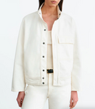 Marilou Denim Jacket-Denim-Nili Lotan-Cream-XS-Mercantile Portland