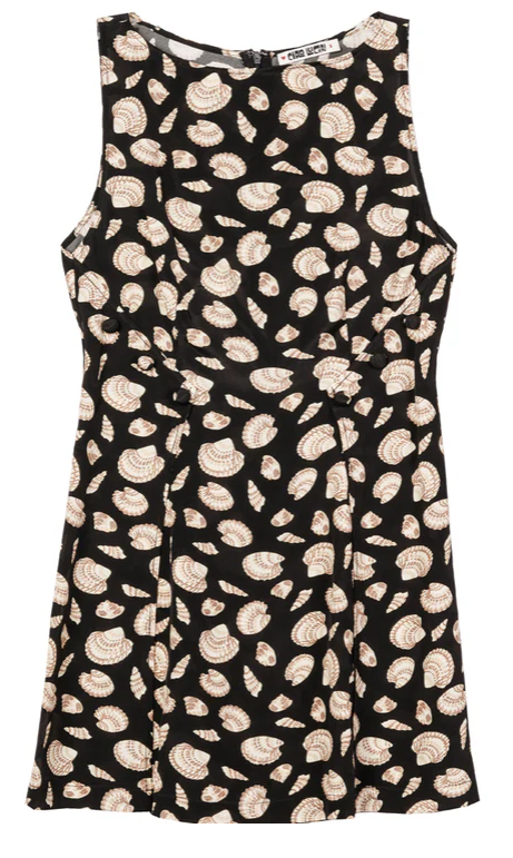 Martina Silk Dress-Dresses-Ciao Lucia-Shell Print-XS-Mercantile Portland