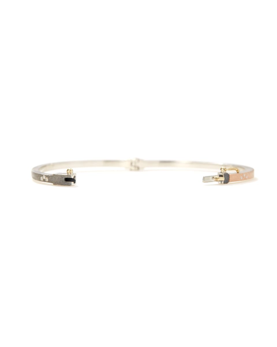 Maru Lux 2.5mm Rose Gold Bangle-Jewelry-Rene Escobar-Mercantile Portland