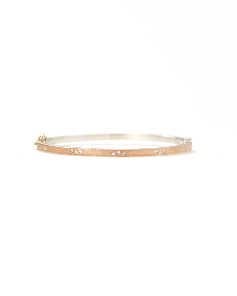 Maru Lux 2.5mm Rose Gold Bangle-Jewelry-Rene Escobar-Mercantile Portland
