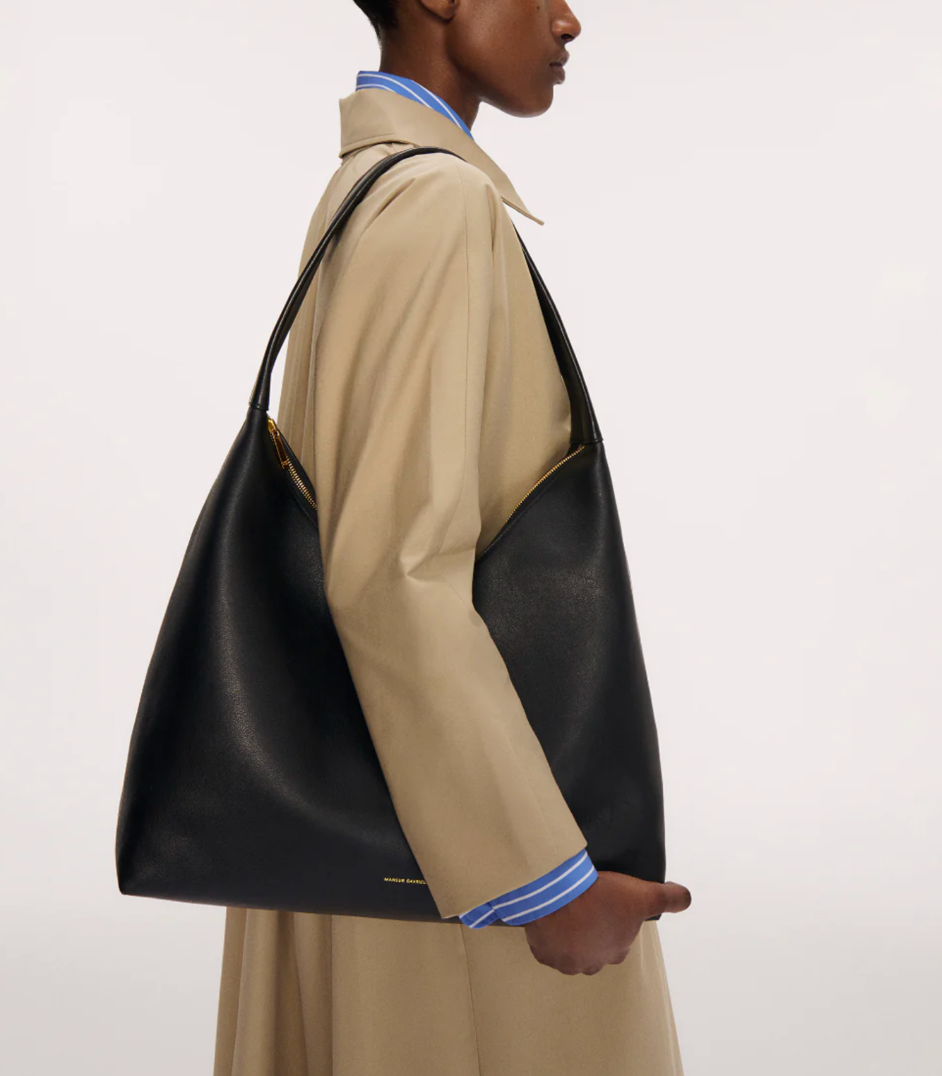 Maxi Candy Hobo Bag-Handbags-Mansur Gavriel-Black-OS-Mercantile Portland