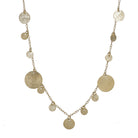 Medina Short Coin Necklace-Jewelry-Marcia Moran-Yellow gold-OS-Mercantile Portland