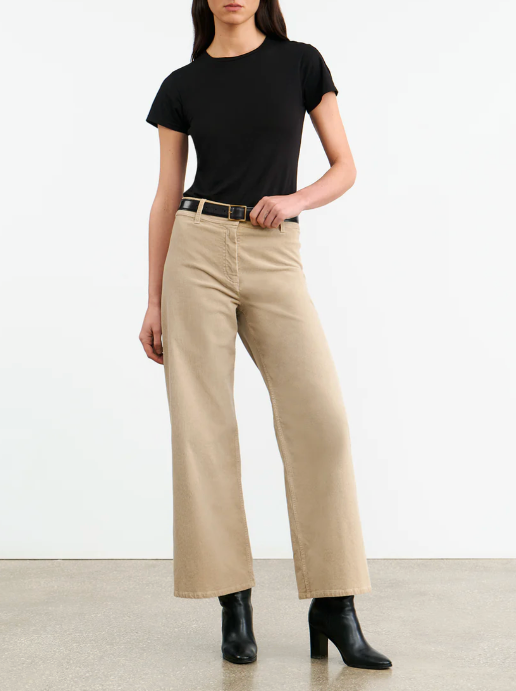 Megan Corduroy Pant-Pants-Nili Lotan-Sabbia-0-Mercantile Portland