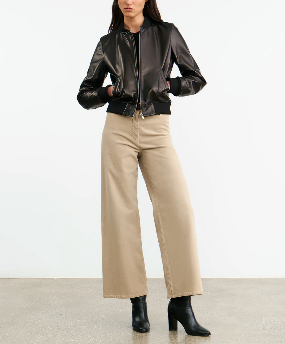 Megan Corduroy Pant-Pants-Nili Lotan-Sabbia-0-Mercantile Portland