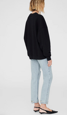 Miles Oversized Sweatshirt in Black-Tops-Anine Bing-Black-XS-Mercantile Portland