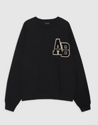 Miles Oversized Sweatshirt in Black-Tops-Anine Bing-Black-XS-Mercantile Portland
