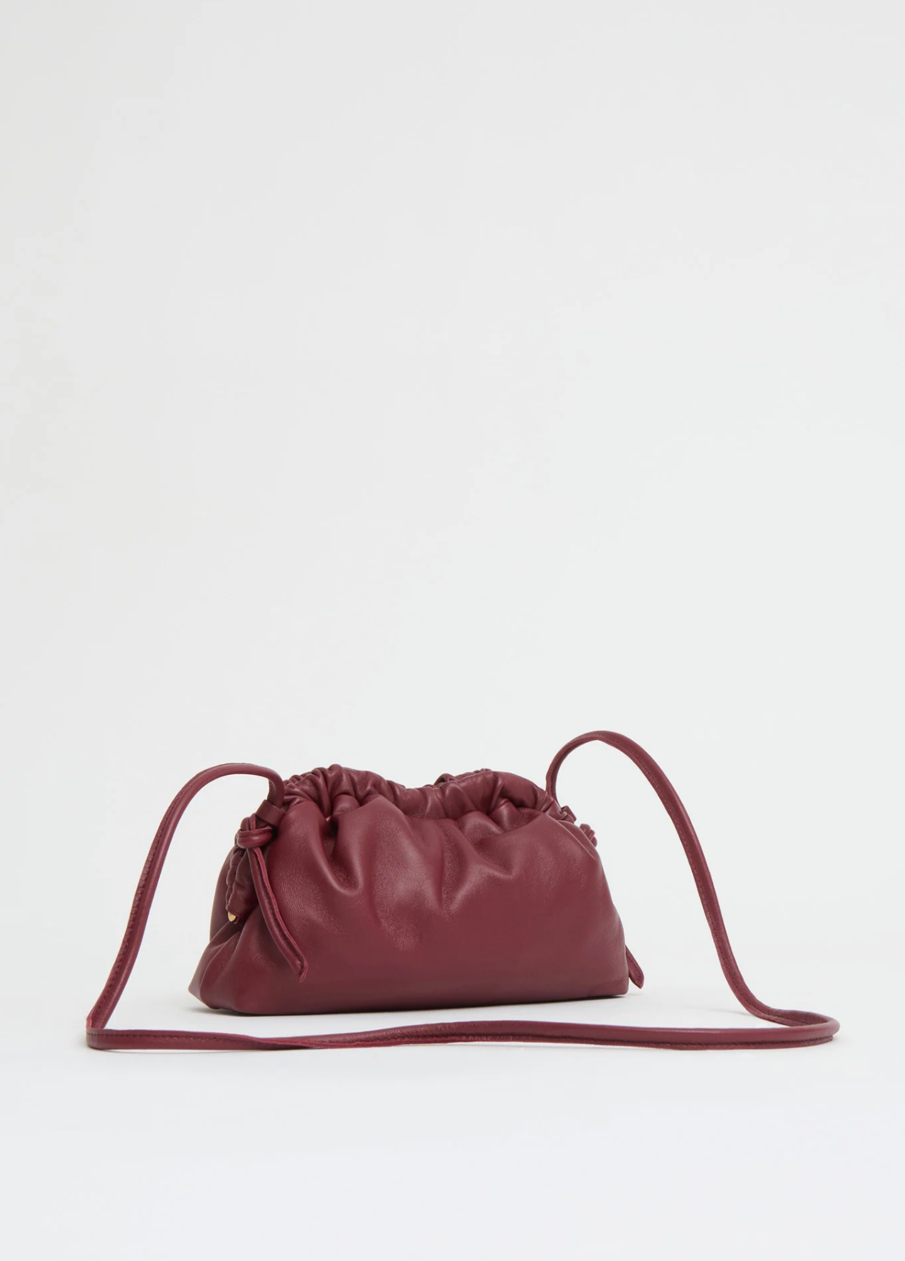 Mini Cloud Clutch-Handbags-Mansur Gavriel-Black/Flamma-OS-Mercantile Portland