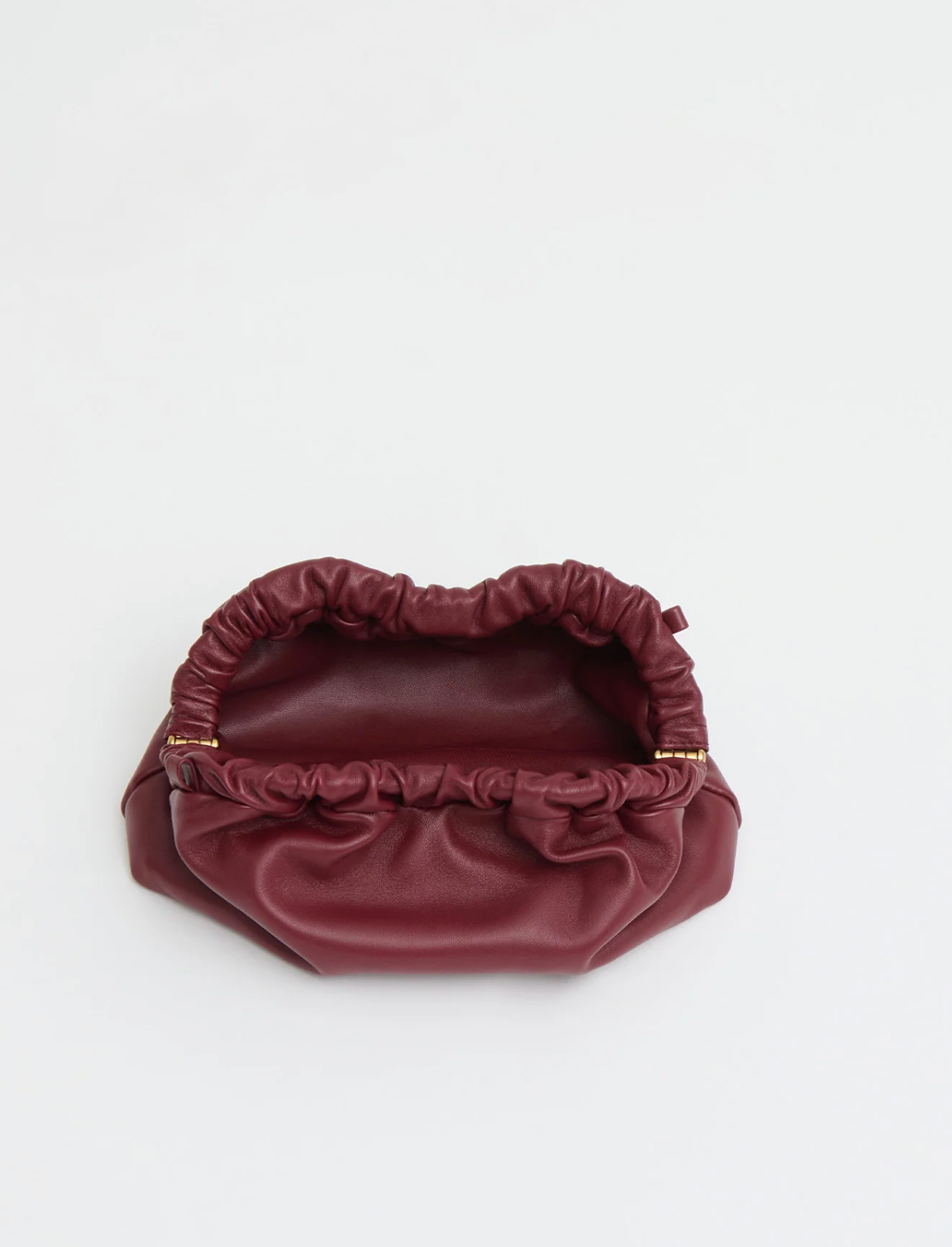 Mini Cloud Clutch-Handbags-Mansur Gavriel-Black/Flamma-OS-Mercantile Portland