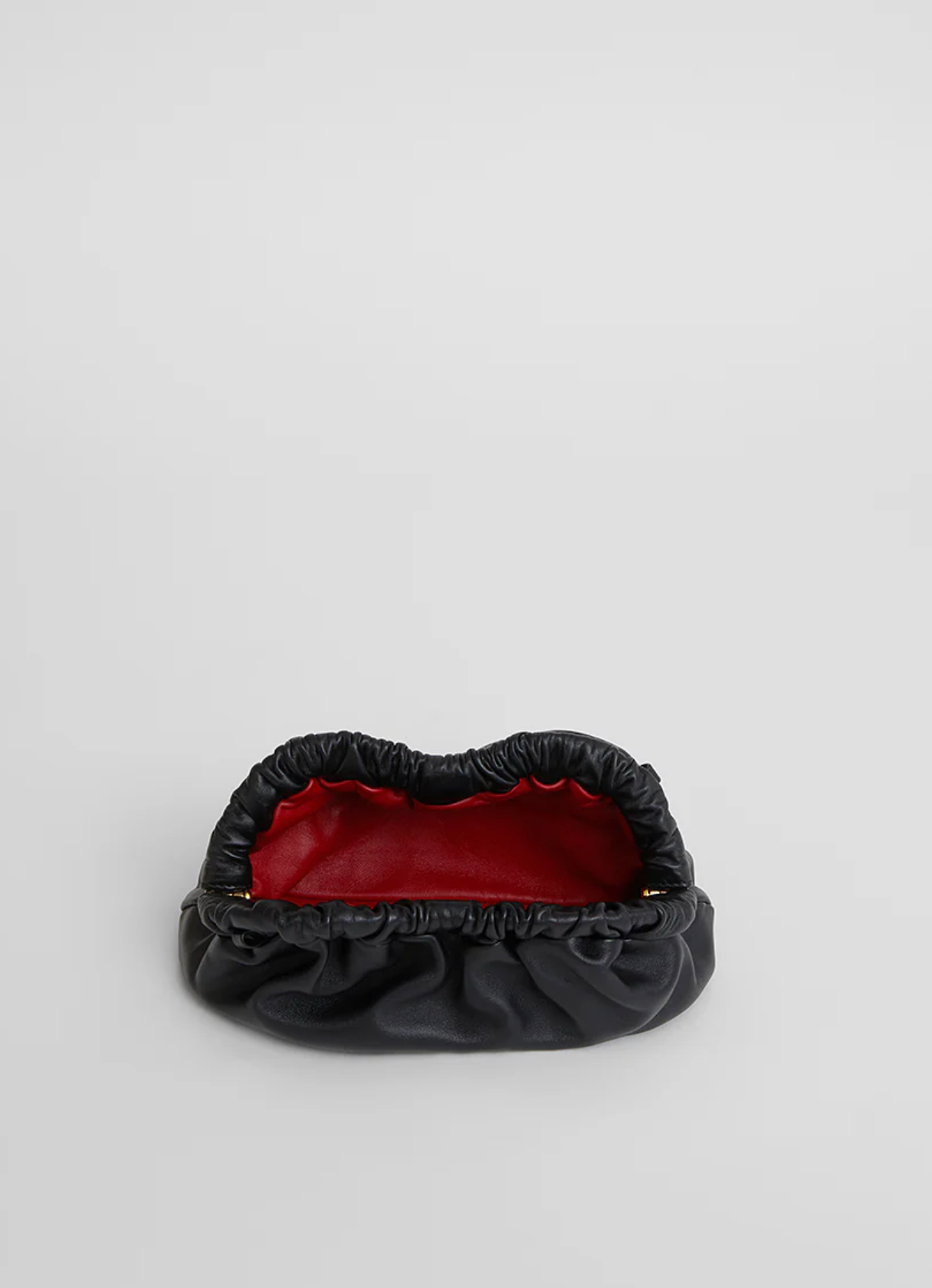 Mini Cloud Clutch-Handbags-Mansur Gavriel-Black/Flamma-OS-Mercantile Portland