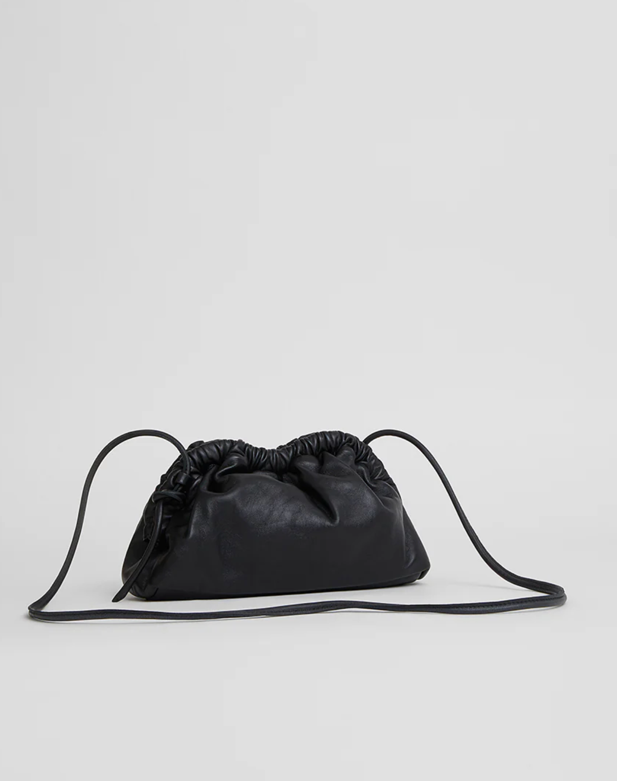Mini Cloud Clutch-Handbags-Mansur Gavriel-Black/Flamma-OS-Mercantile Portland