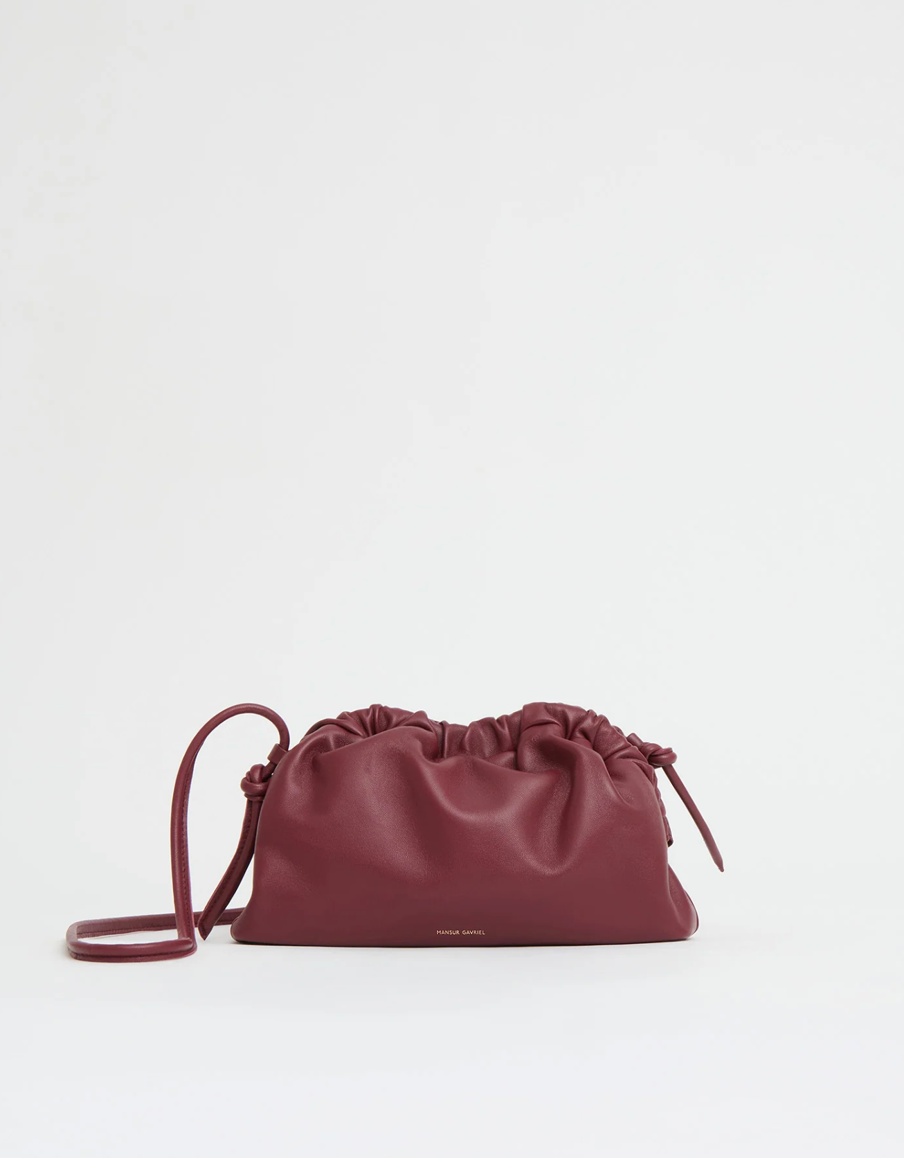 Mini Cloud Clutch-Handbags-Mansur Gavriel-Black/Flamma-OS-Mercantile Portland
