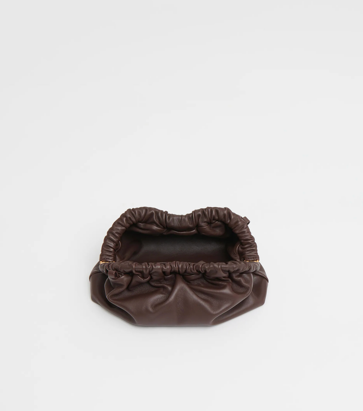 Mini Cloud Clutch in Chocolate-Handbags-Mansur Gavriel-Chocolate-OS-Mercantile Portland