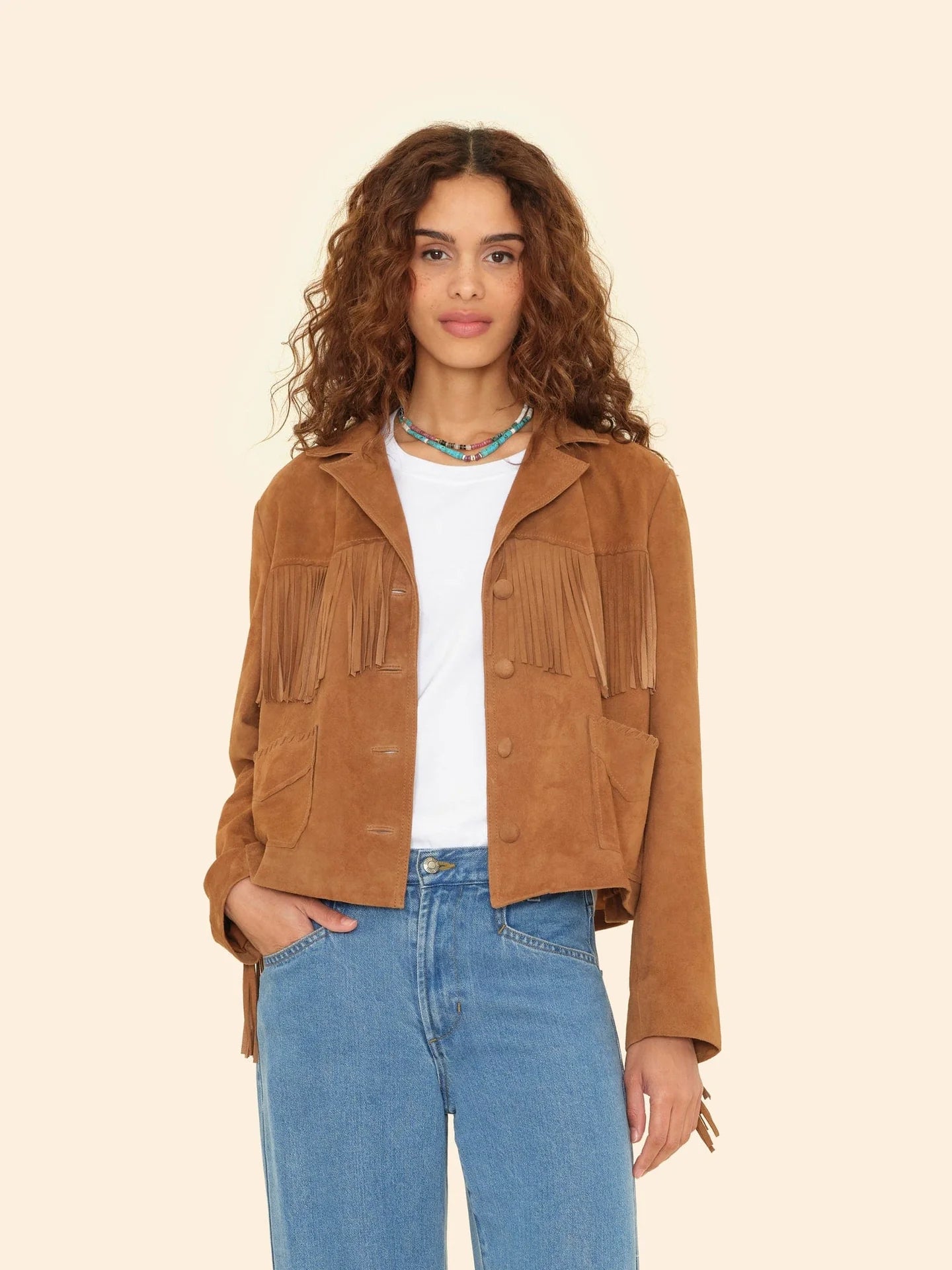 Mustang Bronco Suede Jacket-Outerwear-Xirena-Mustang-XS-Mercantile Portland