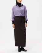 New Earl Shirt in Black Plum-Shirts-TWP-Black Plum-P-Mercantile Portland