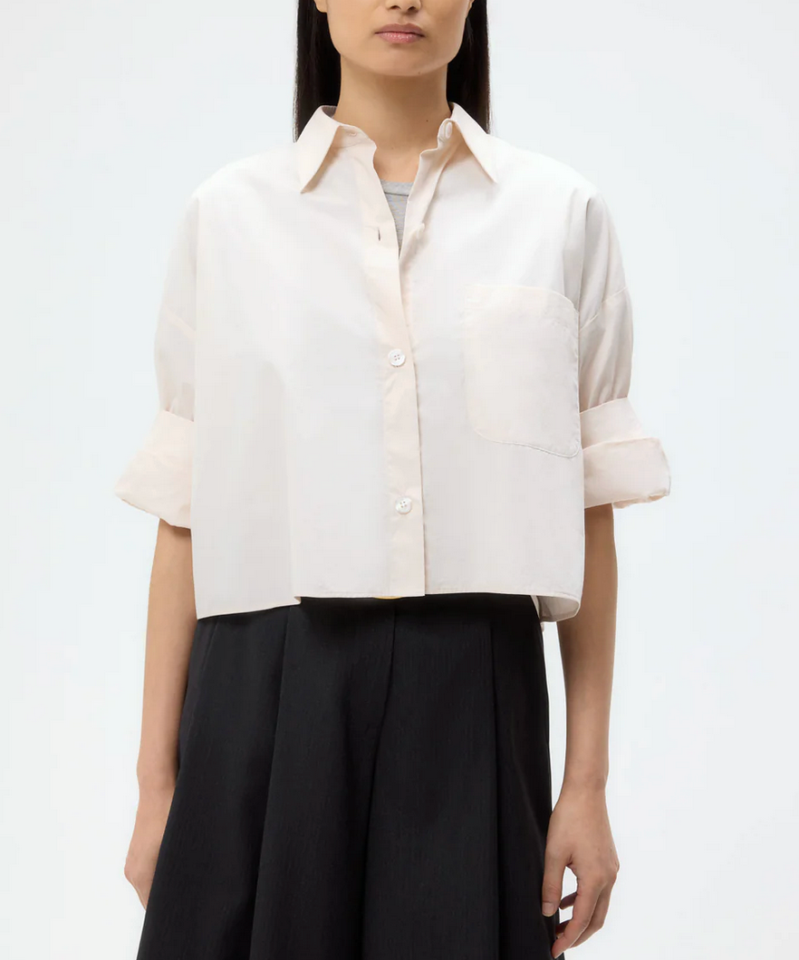 Next Ex Shirt in Creme de Peche-Shirts-TWP-Creme de Peche-XS/S-Mercantile Portland