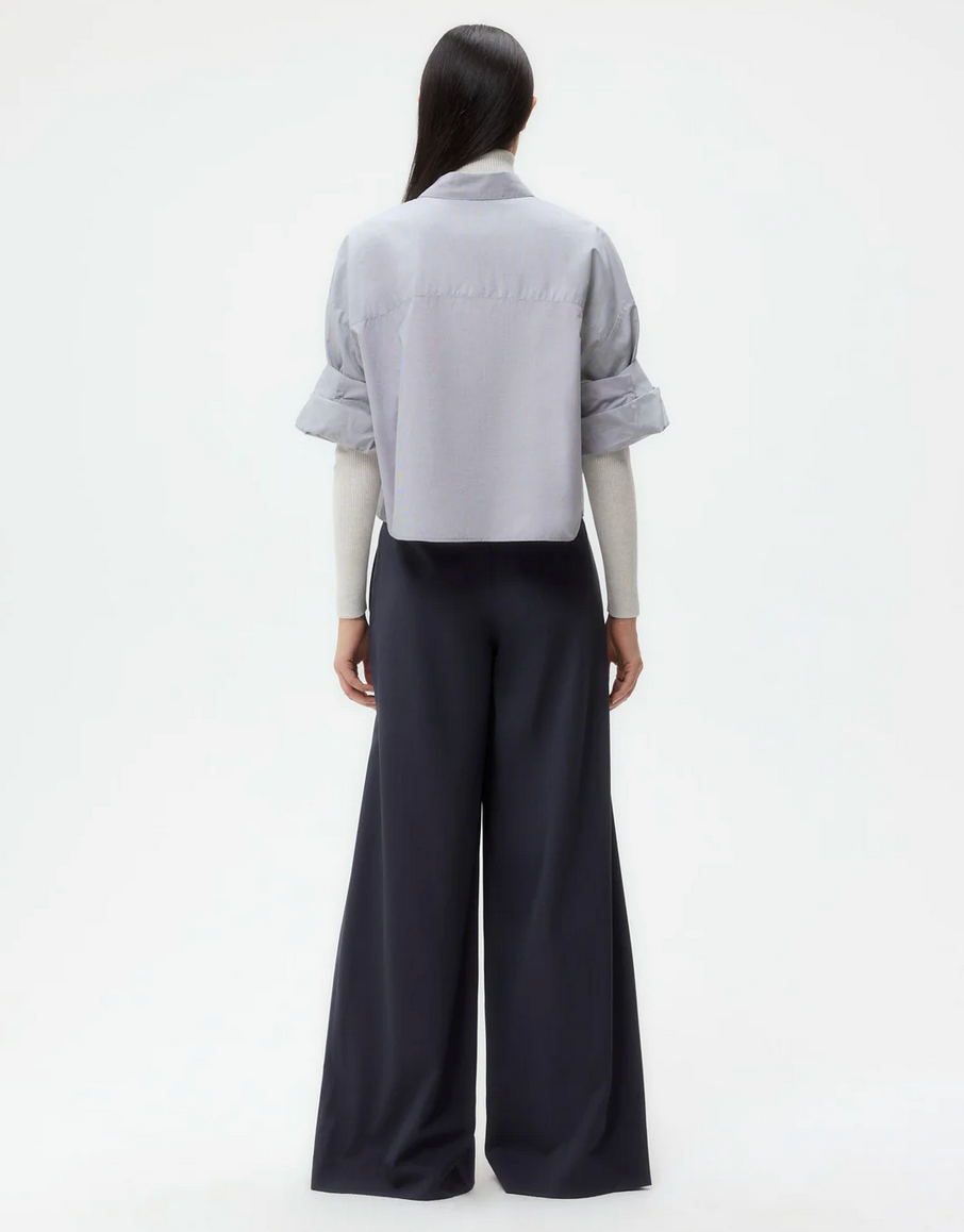 Next Ex Shirt in Windowpane Check-Shirts-TWP-White/Black-XS/S-Mercantile Portland