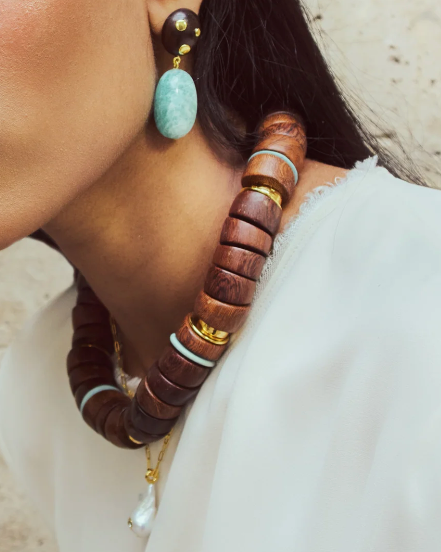 Nopales Earrings-Jewelry-Lizzie Fortunato-Green-OS-Mercantile Portland