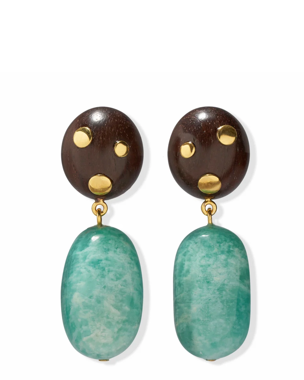 Nopales Earrings-Jewelry-Lizzie Fortunato-Green-OS-Mercantile Portland