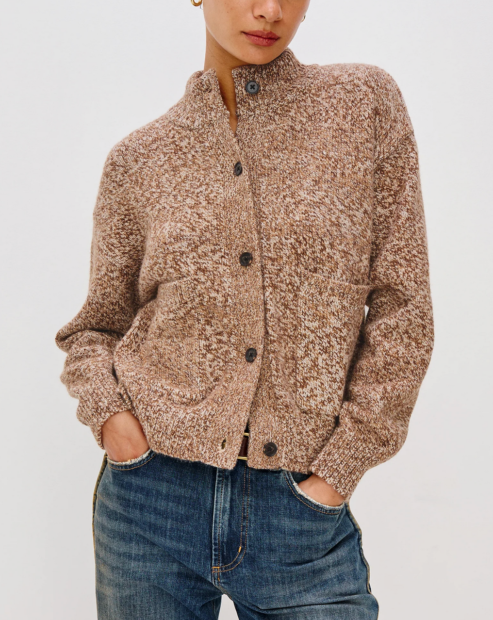 Olvera Sweater-Sweaters-Rails-Umber Marl-XS-Mercantile Portland