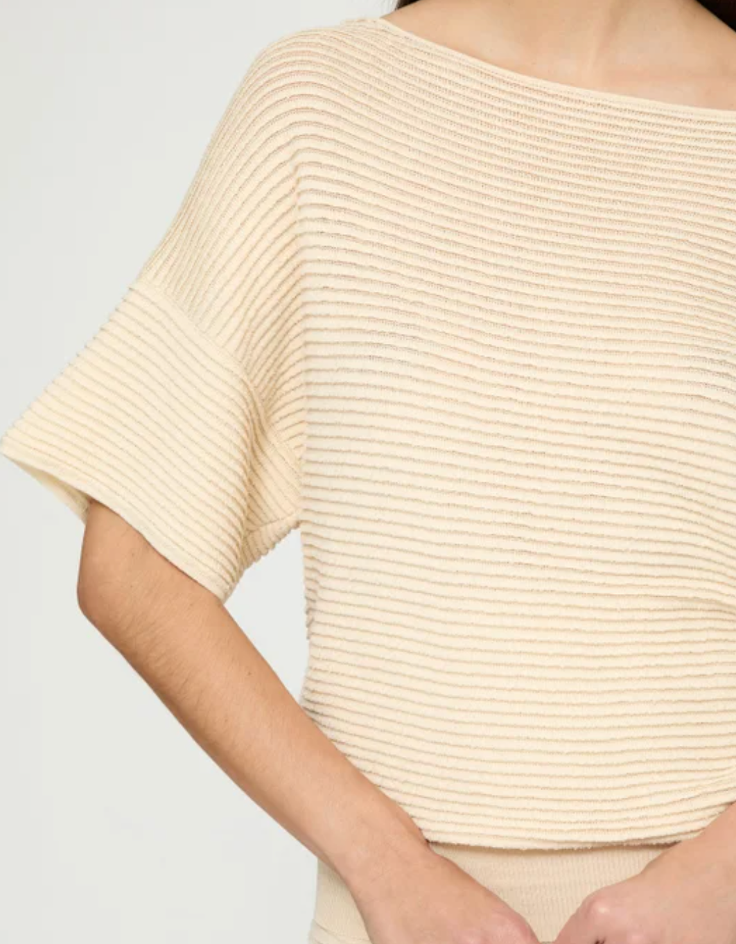 Ottoman Stitch Sweater-Clothing-Lafayette 148-Buff-XS-Mercantile Portland