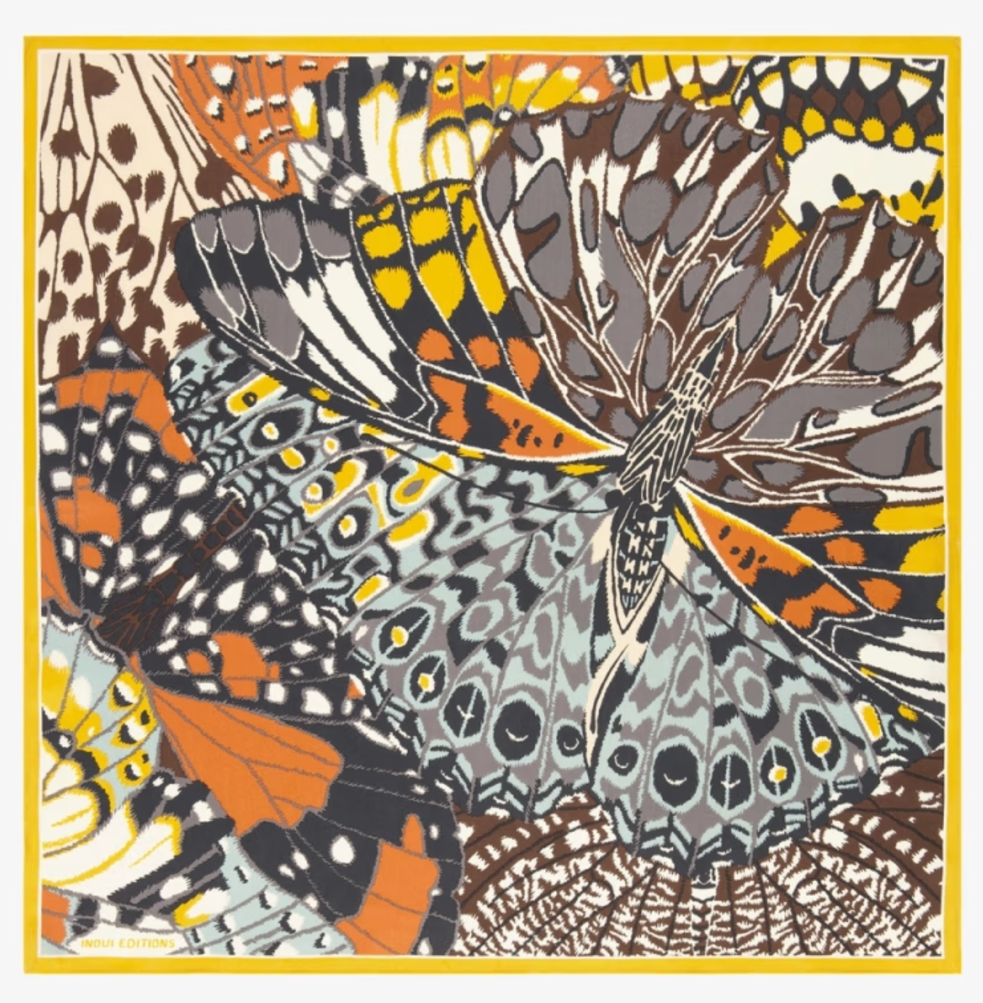 Papillons Scarf in Nude-Scarves and Wraps-Inoui Editions-Nude-OS-Mercantile Portland