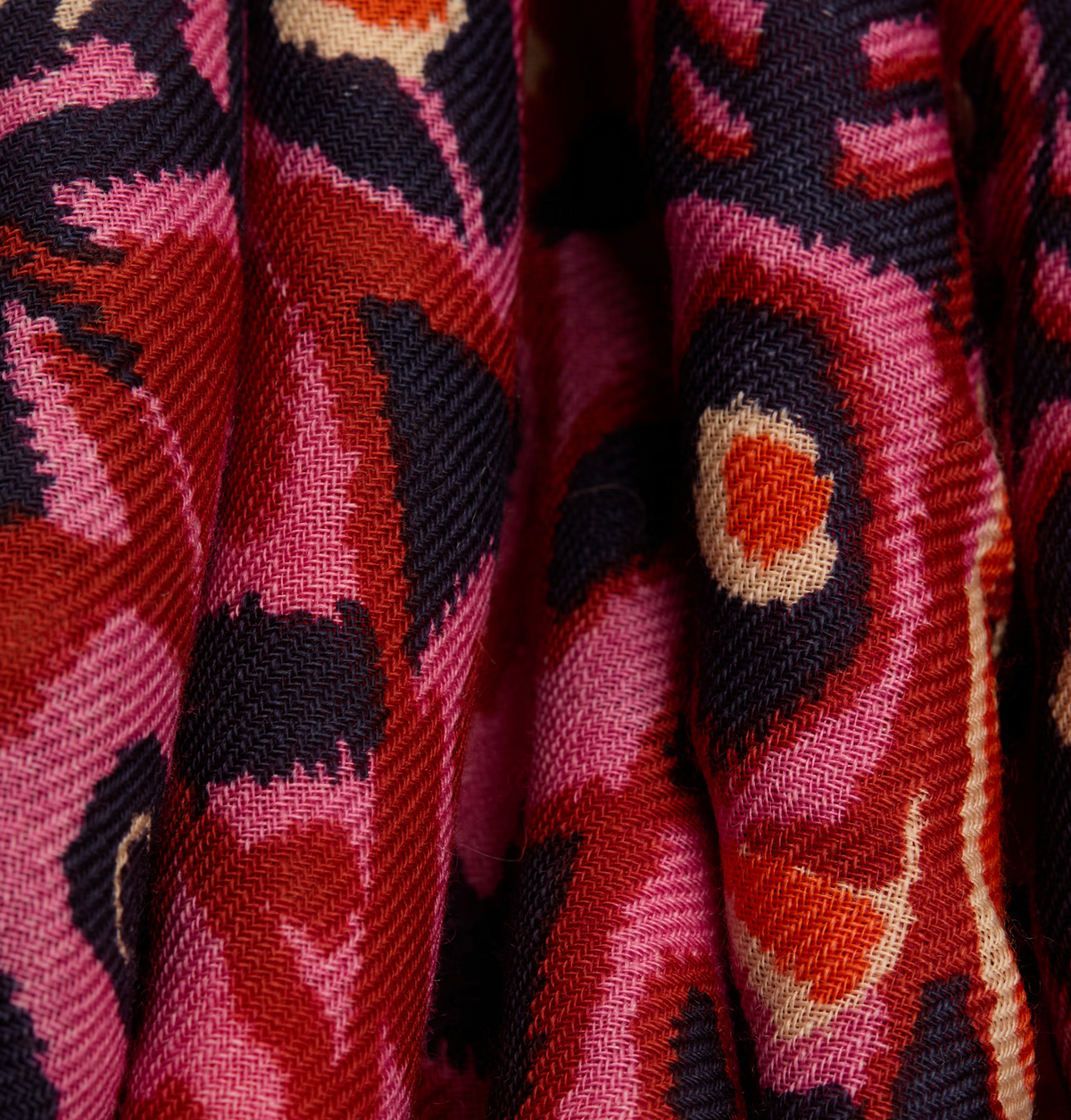 Papillons Scarf in Red-Scarves and Wraps-Inoui Editions-Red-OS-Mercantile Portland