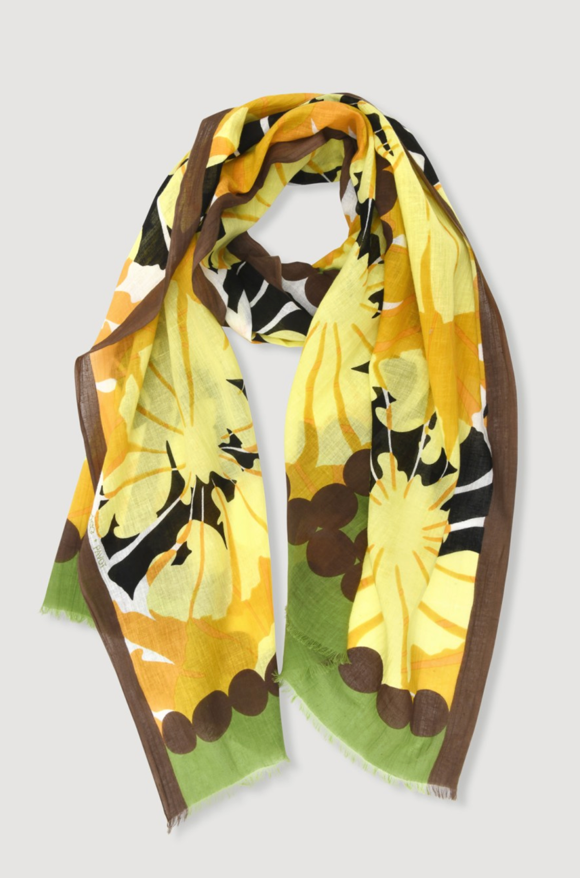 Pavot Scarf in Citrine-Scarves and Wraps-MAPOESIE-Citrine-OS-Mercantile Portland