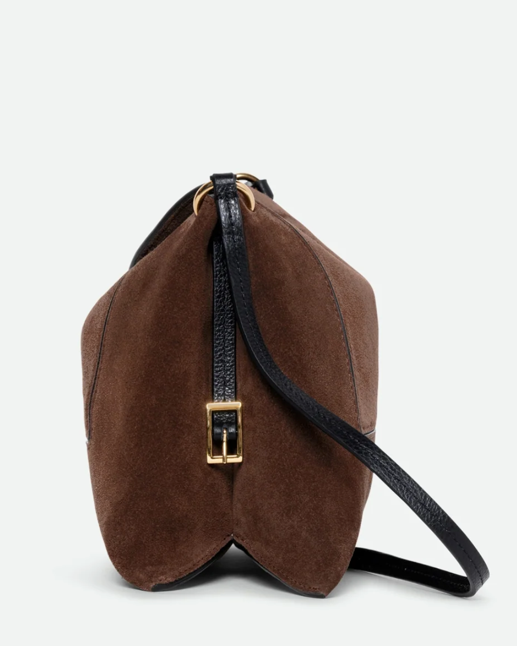 Penelope Slouch Bag in Palissander Suede-Handbags-Wandler-Palissander-OS-Mercantile Portland