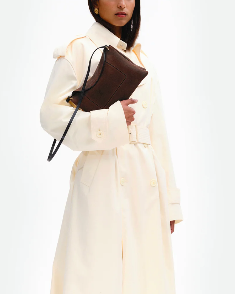 Penelope Slouch Bag in Palissander Suede-Handbags-Wandler-Palissander-OS-Mercantile Portland