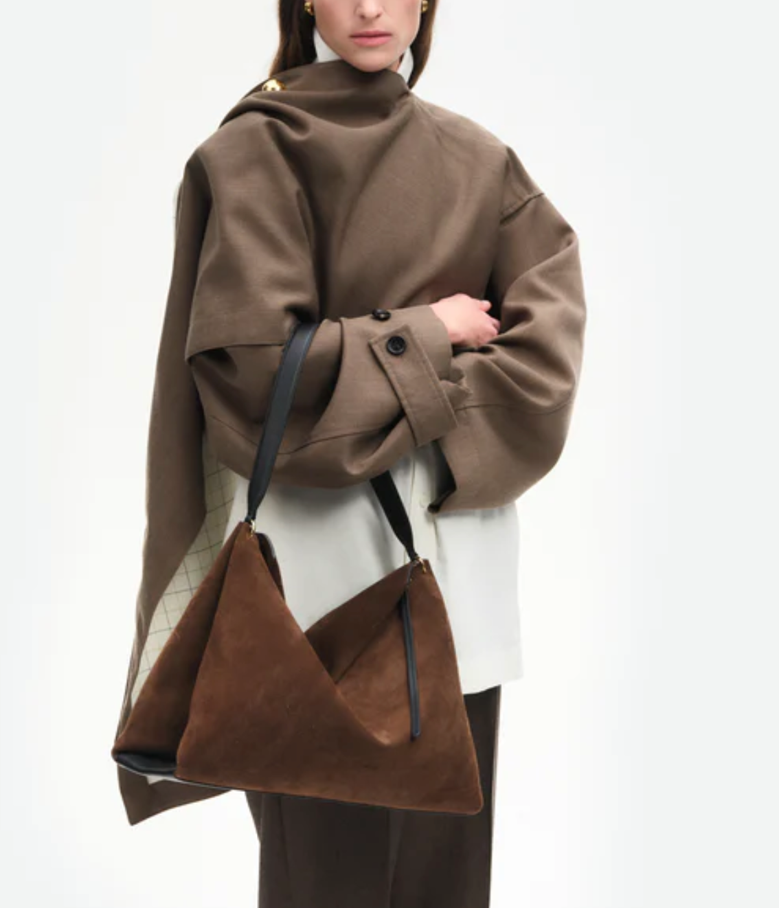 Penelope Tote in Palissander Suede-Handbags-Wandler-Palissander Suede-OS-Mercantile Portland