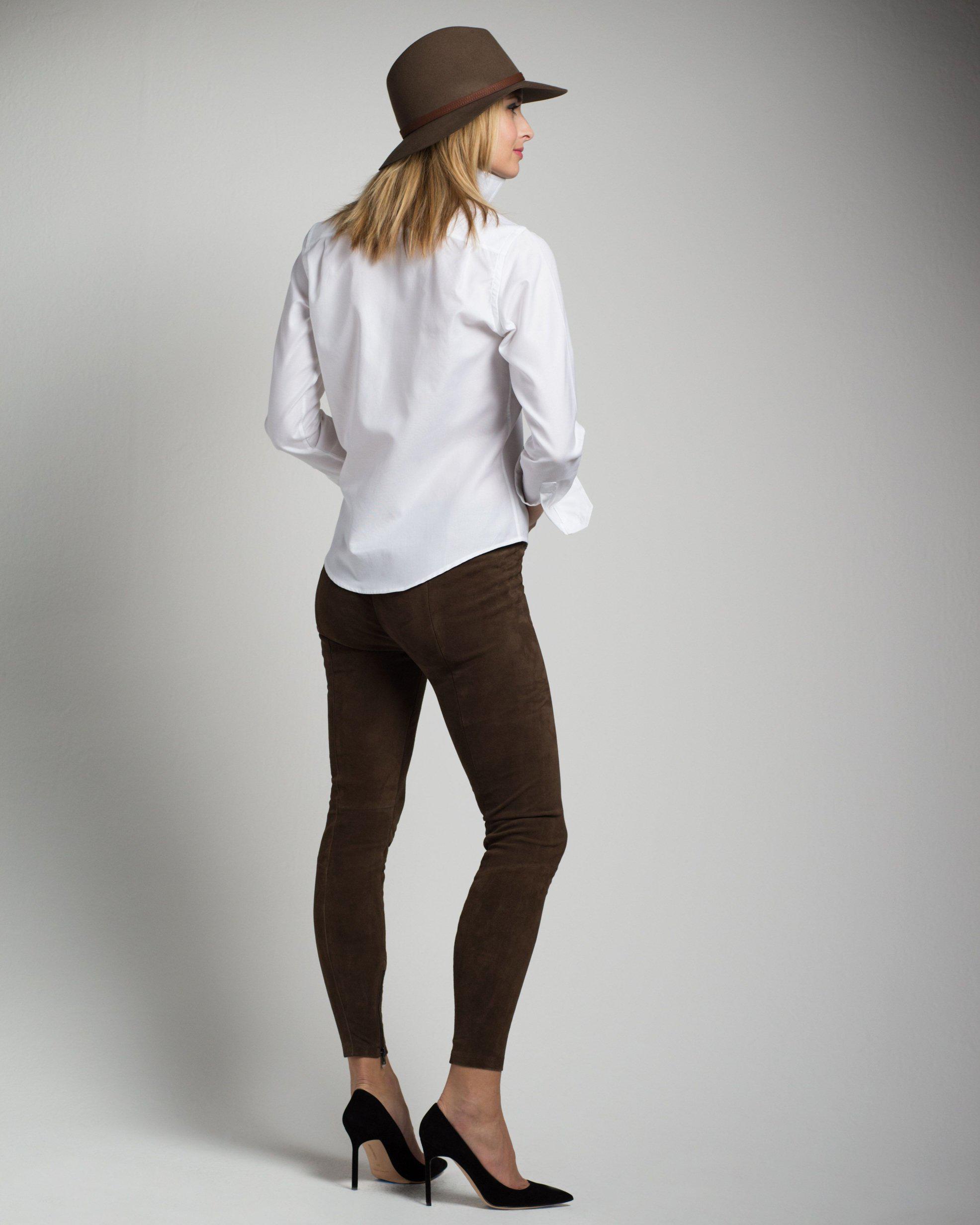 Pique-a-Boo Signature Shirt-Shirts-Sarah Alexandra-White-2-Mercantile Portland