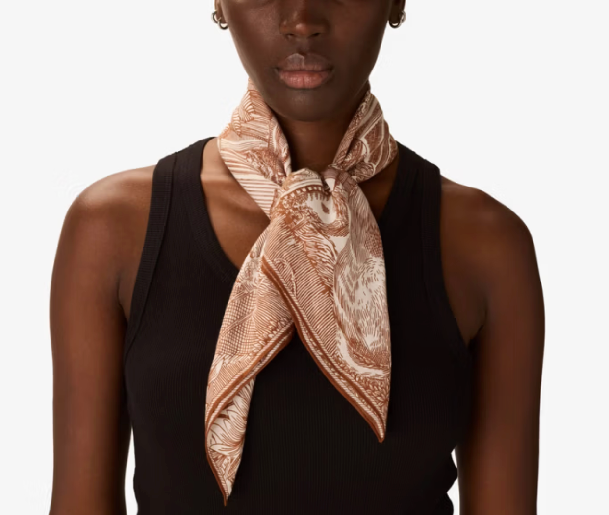 Piranesi Square Scarf-Inoui Editions-Beige-OS-Mercantile Portland