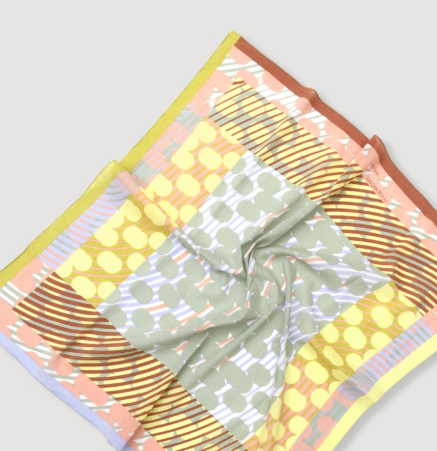 Pollen Scarf in Pastel-Scarves and Wraps-MAPOESIE-Pastel-OS-Mercantile Portland