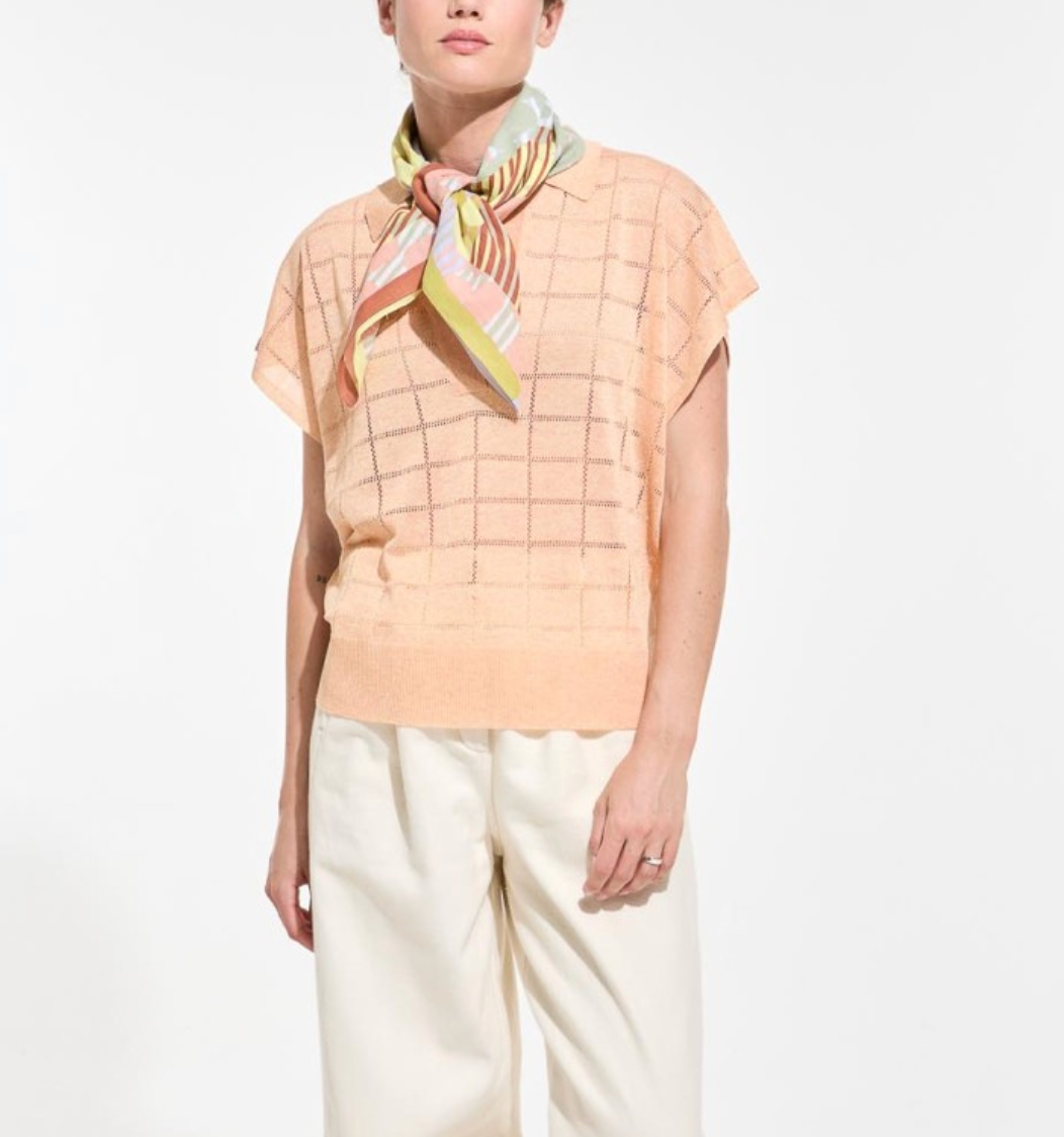 Pollen Scarf in Pastel-Scarves and Wraps-MAPOESIE-Pastel-OS-Mercantile Portland